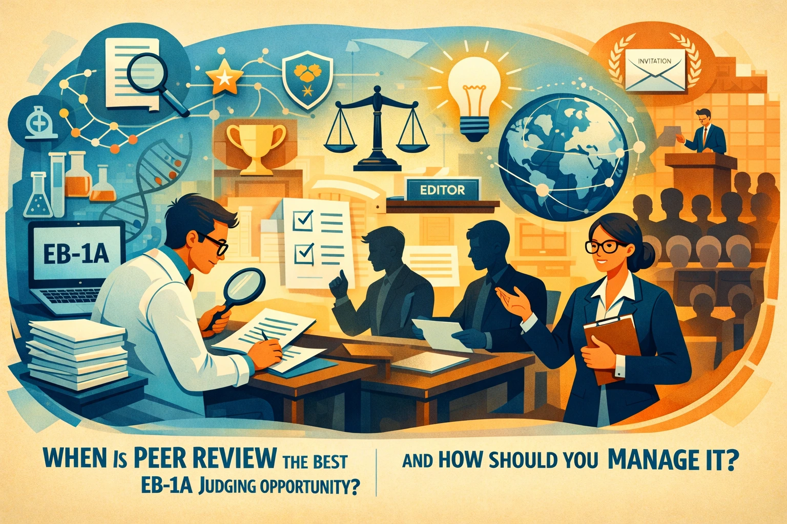 When Is Peer Review the Best EB-1A Judging Opportunity and How Should You Manage It?